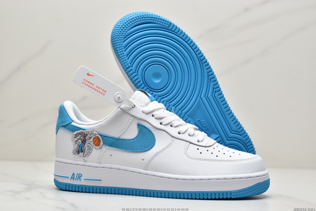 180 The Space Jam x Nike Air Force 1 ’07 Low”Hare”空军一号DJ7998-100