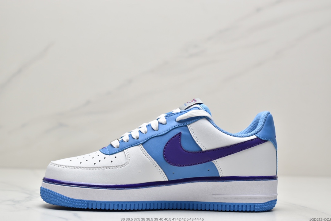 180 耐克Nk Air Force 1’07 Low“白蓝紫拼接”空军一号低帮休闲板鞋 DC8874-101
