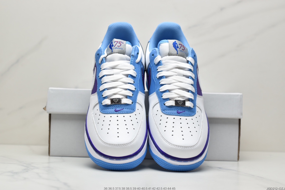 180 耐克Nk Air Force 1’07 Low“白蓝紫拼接”空军一号低帮休闲板鞋 DC8874-101