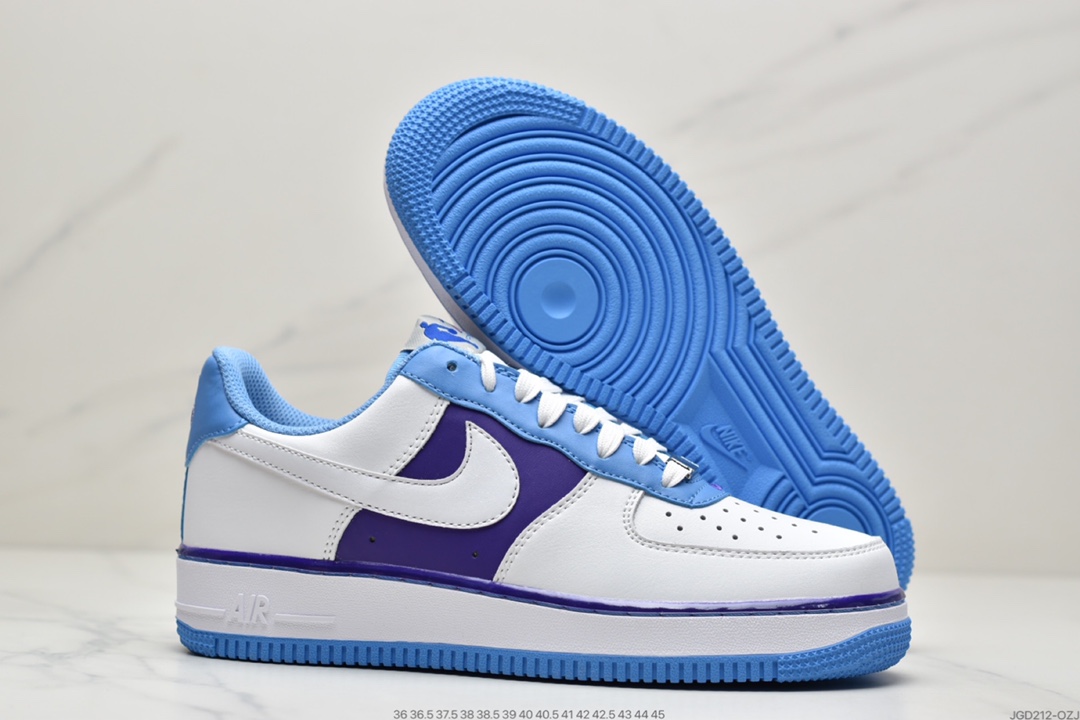 180 耐克Nk Air Force 1’07 Low“白蓝紫拼接”空军一号低帮休闲板鞋 DC8874-101