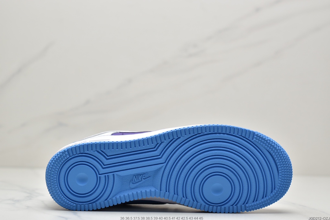 180 耐克Nk Air Force 1’07 Low“白蓝紫拼接”空军一号低帮休闲板鞋 DC8874-101
