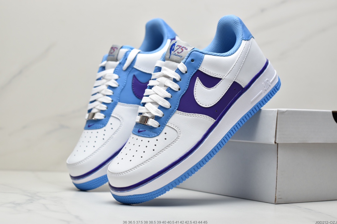 180 耐克Nk Air Force 1’07 Low“白蓝紫拼接”空军一号低帮休闲板鞋 DC8874-101