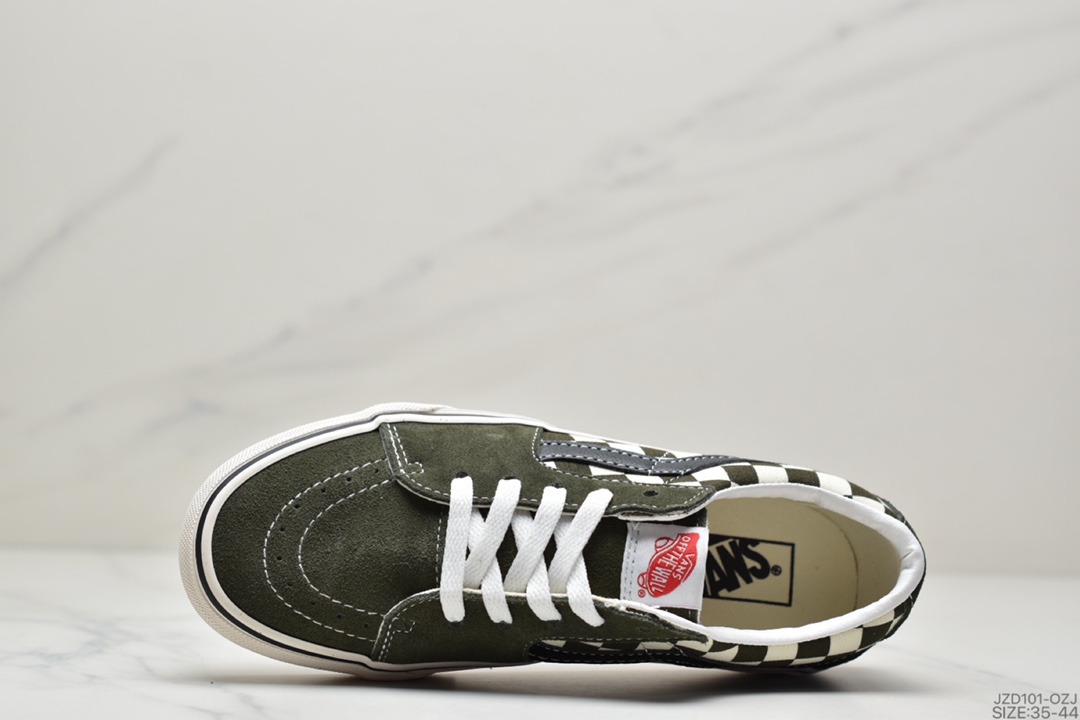 140 万斯Vans Suede Sk8-Low 灰黑棋盘格范斯官方 VN0A4UUK4W7