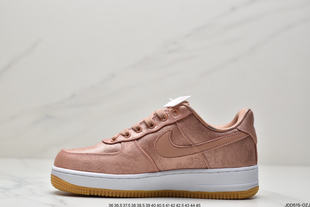 120  Nike Air Force 1 Low Clot Rose Gold Silk 丝绸空军一号 CJ5290-600