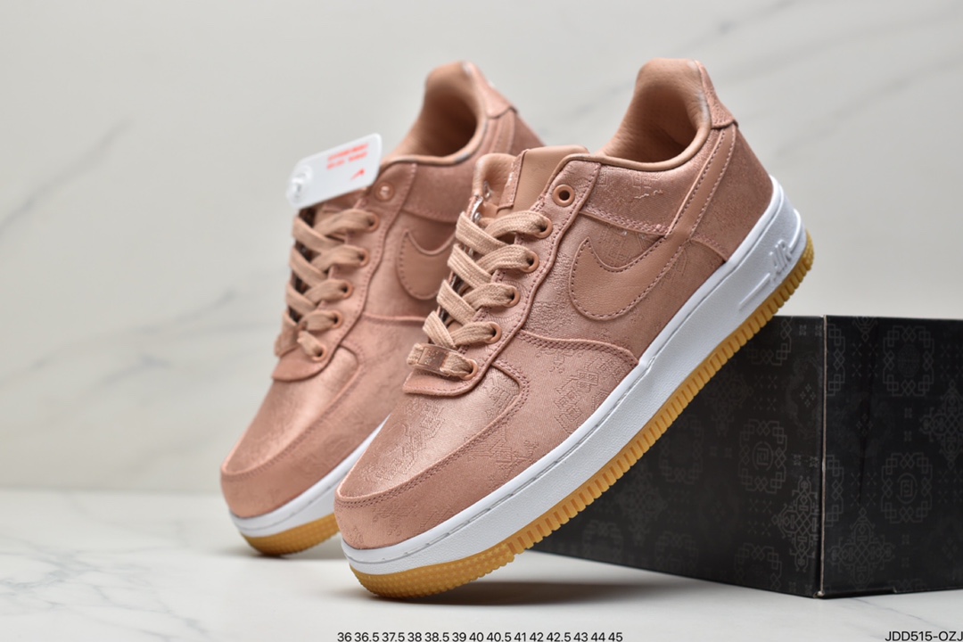120  Nike Air Force 1 Low Clot Rose Gold Silk 丝绸空军一号 CJ5290-600