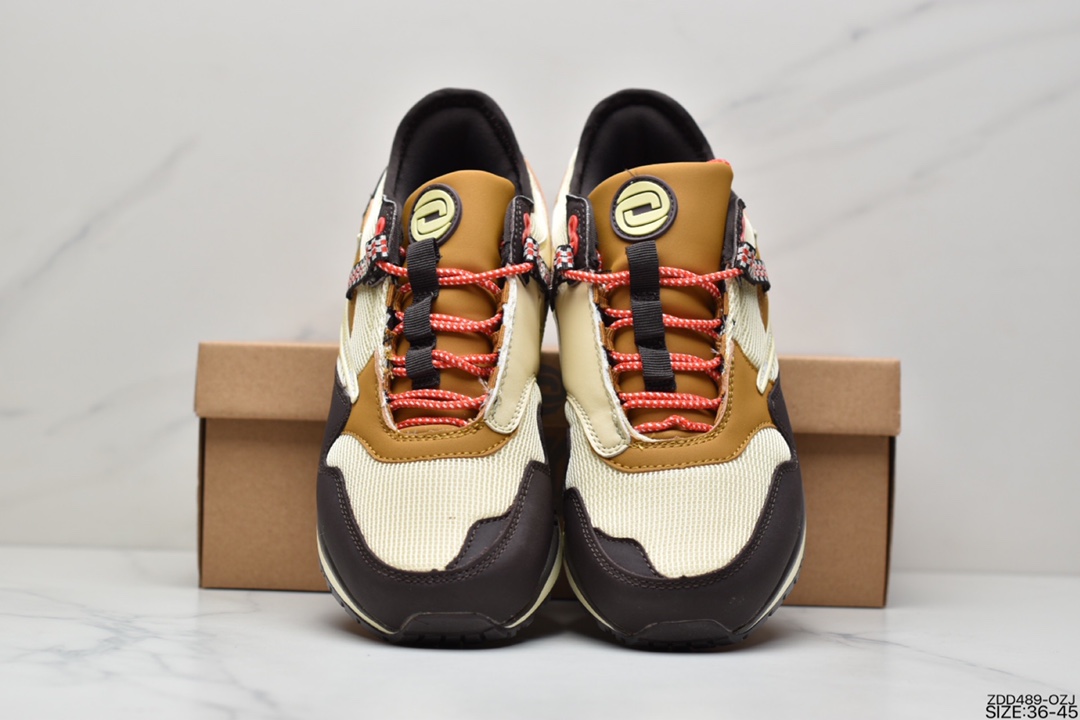 230  Travis Scott x Nike Air Max 1” Wheat/Lemon”低帮复古慢跑鞋DO9392-700