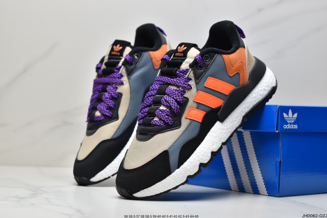 190 阿迪达斯Adidas Nite Jogger 复古休闲运动跑鞋FV3585
