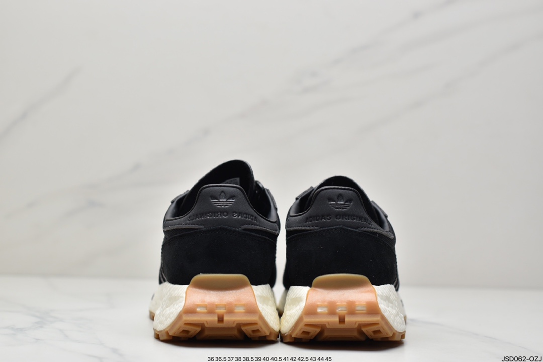 200 阿迪达斯adidas Racing 1 Boost Prototype  速度轻盈复古系列百搭透气运动慢跑鞋 HO3078