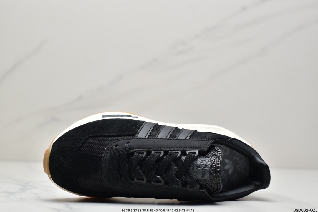 200 阿迪达斯adidas Racing 1 Boost Prototype  速度轻盈复古系列百搭透气运动慢跑鞋 HO3078