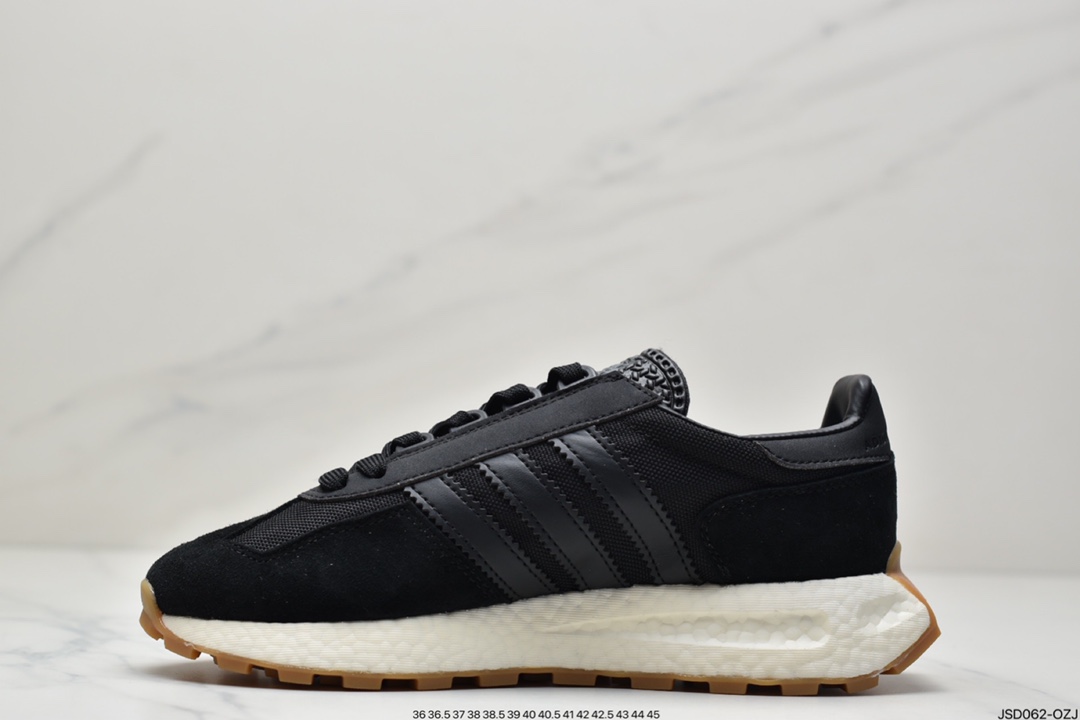 200 阿迪达斯adidas Racing 1 Boost Prototype  速度轻盈复古系列百搭透气运动慢跑鞋 HO3078
