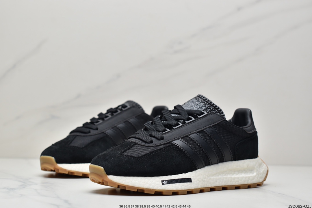 200 阿迪达斯adidas Racing 1 Boost Prototype  速度轻盈复古系列百搭透气运动慢跑鞋 HO3078