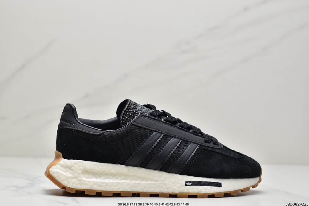 200 阿迪达斯adidas Racing 1 Boost Prototype  速度轻盈复古系列百搭透气运动慢跑鞋 HO3078