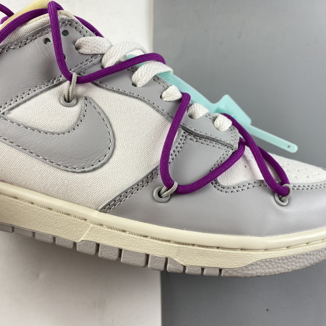 P280  Off-White x Nike SB Dunk Low”The 50”扣篮系列低帮经典百搭休闲运动板鞋 DM1602-100