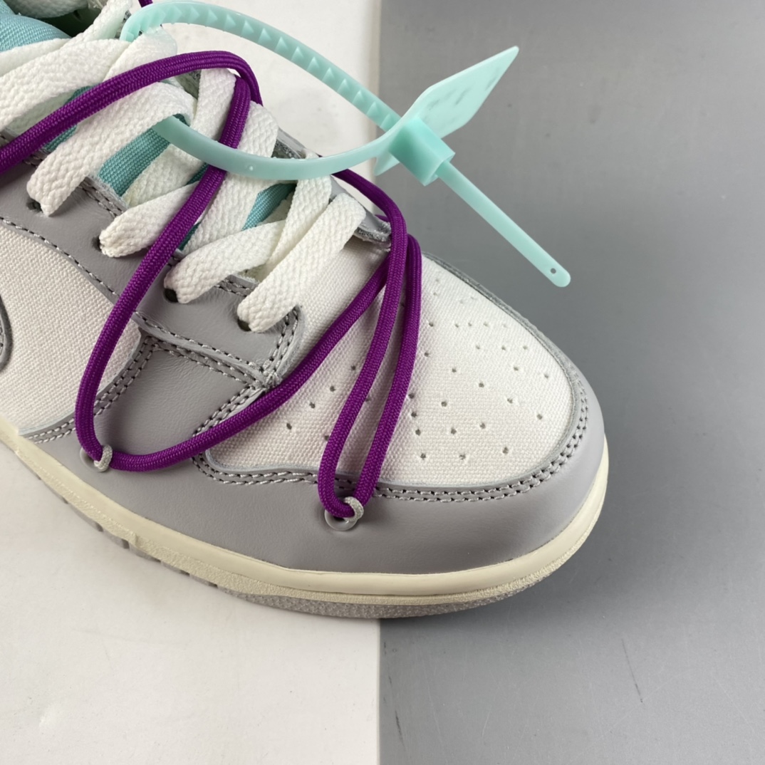 P280  Off-White x Nike SB Dunk Low”The 50”扣篮系列低帮经典百搭休闲运动板鞋 DM1602-100