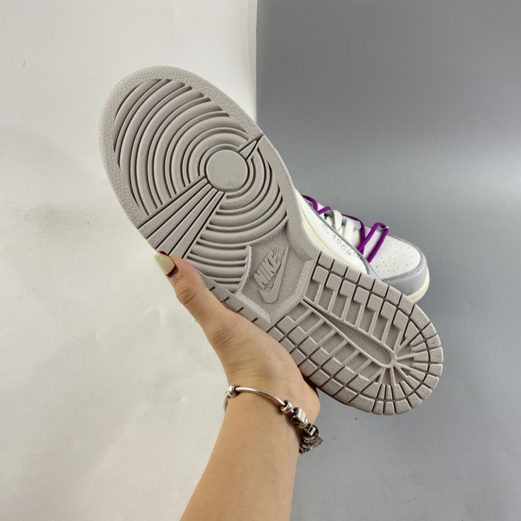 P280  Off-White x Nike SB Dunk Low”The 50”扣篮系列低帮经典百搭休闲运动板鞋 DM1602-100