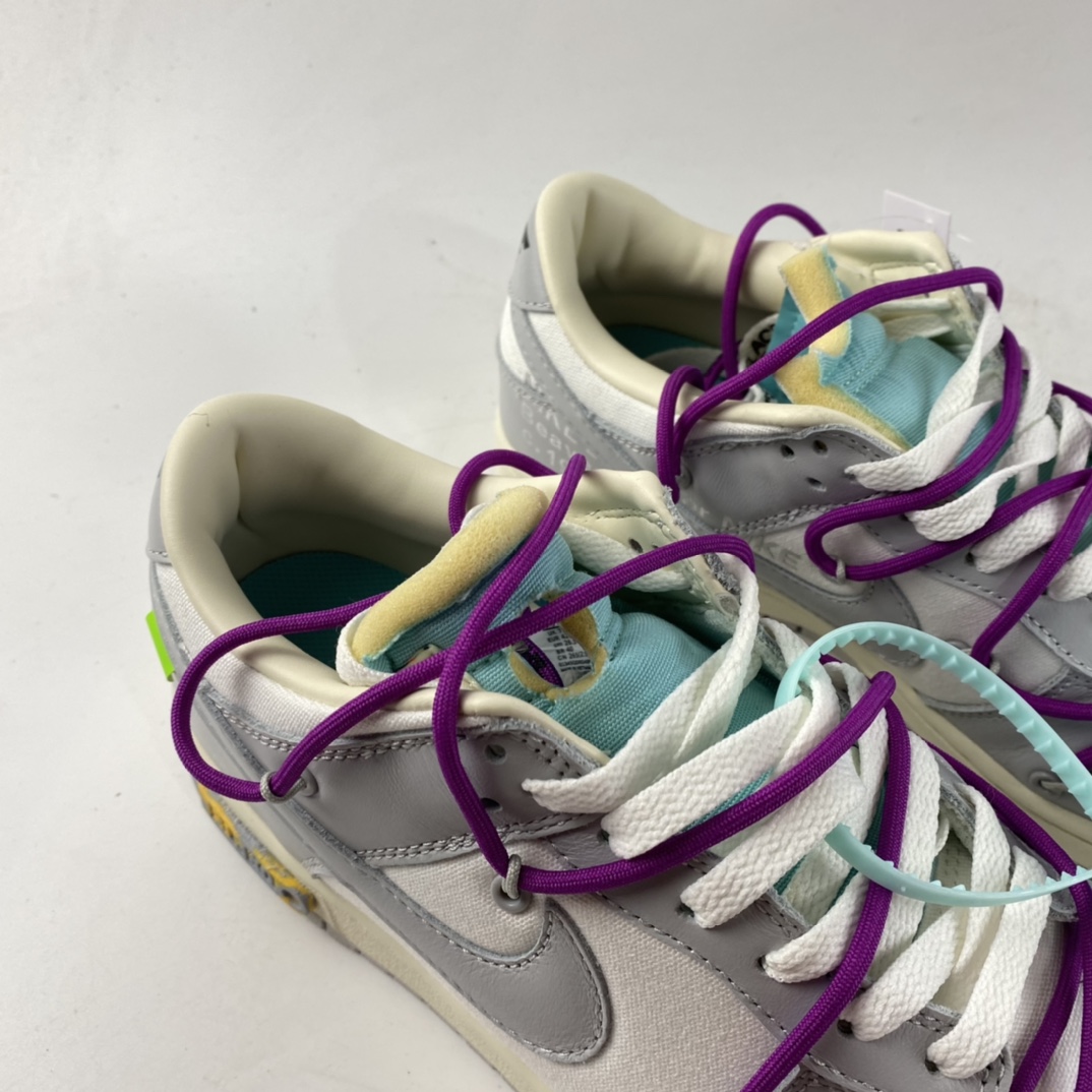 P280  Off-White x Nike SB Dunk Low”The 50”扣篮系列低帮经典百搭休闲运动板鞋 DM1602-100