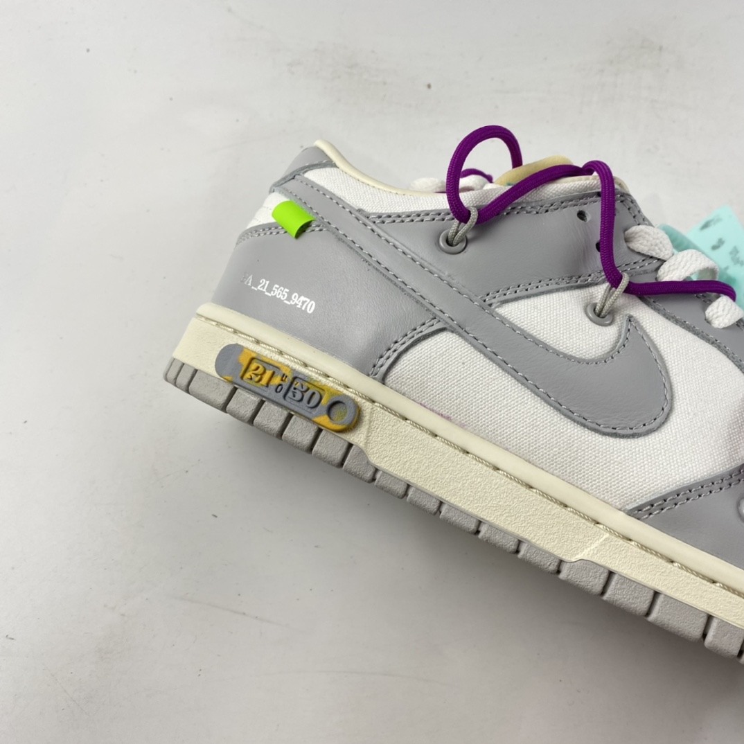 P280  Off-White x Nike SB Dunk Low”The 50”扣篮系列低帮经典百搭休闲运动板鞋 DM1602-100