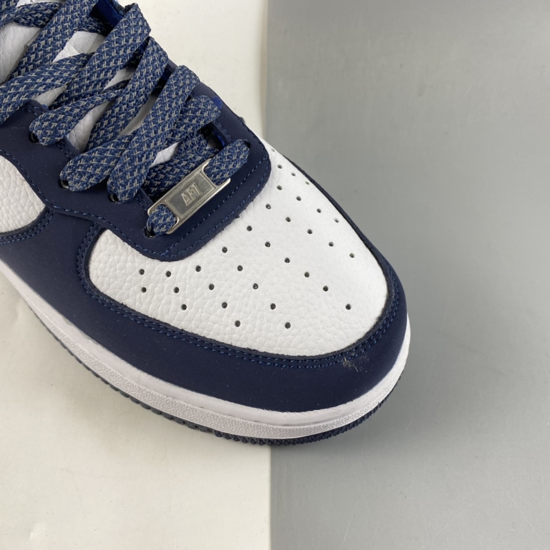 P240  NIKE Air Force 1’07 Mid 空军一号午夜蓝中邦休闲板鞋 AQ2263-115