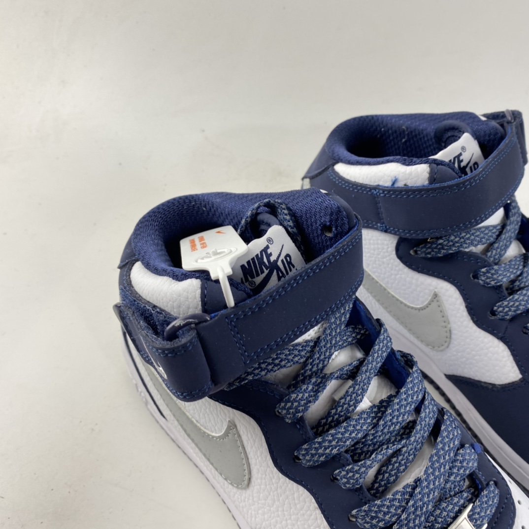 P240  NIKE Air Force 1’07 Mid 空军一号午夜蓝中邦休闲板鞋 AQ2263-115