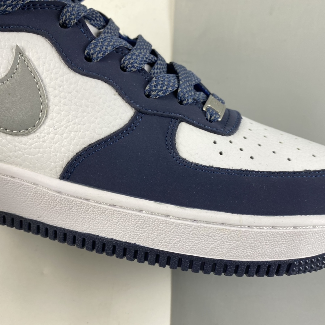P240  NIKE Air Force 1’07 Mid 空军一号午夜蓝中邦休闲板鞋 AQ2263-115