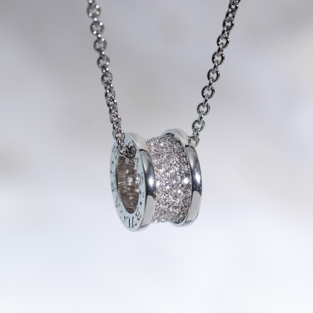 Bvlgari Jewelry Necklaces & Pendants Customize The Best Replica
 Platinum White