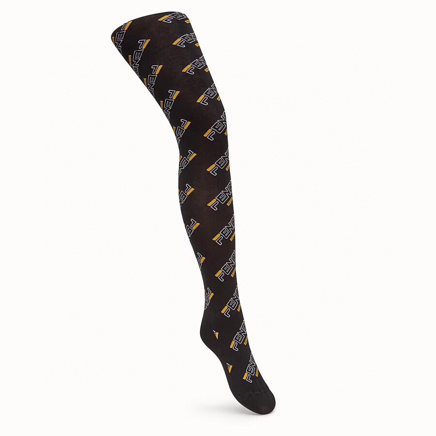 Fendi Sock- Pantyhose Black