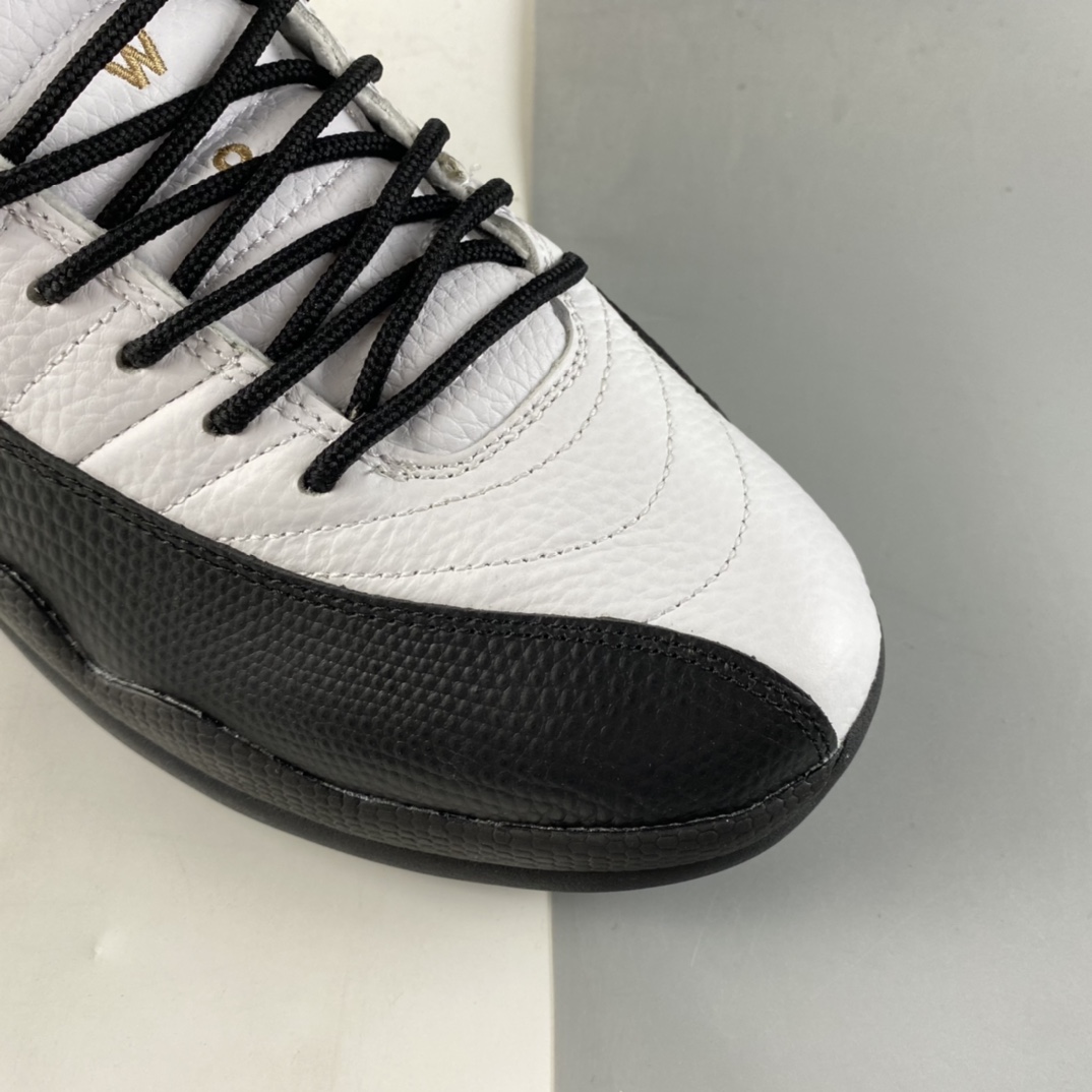 P400  Air Jordan 12 Retro AJ12 “黑白金扣”CT8013-170