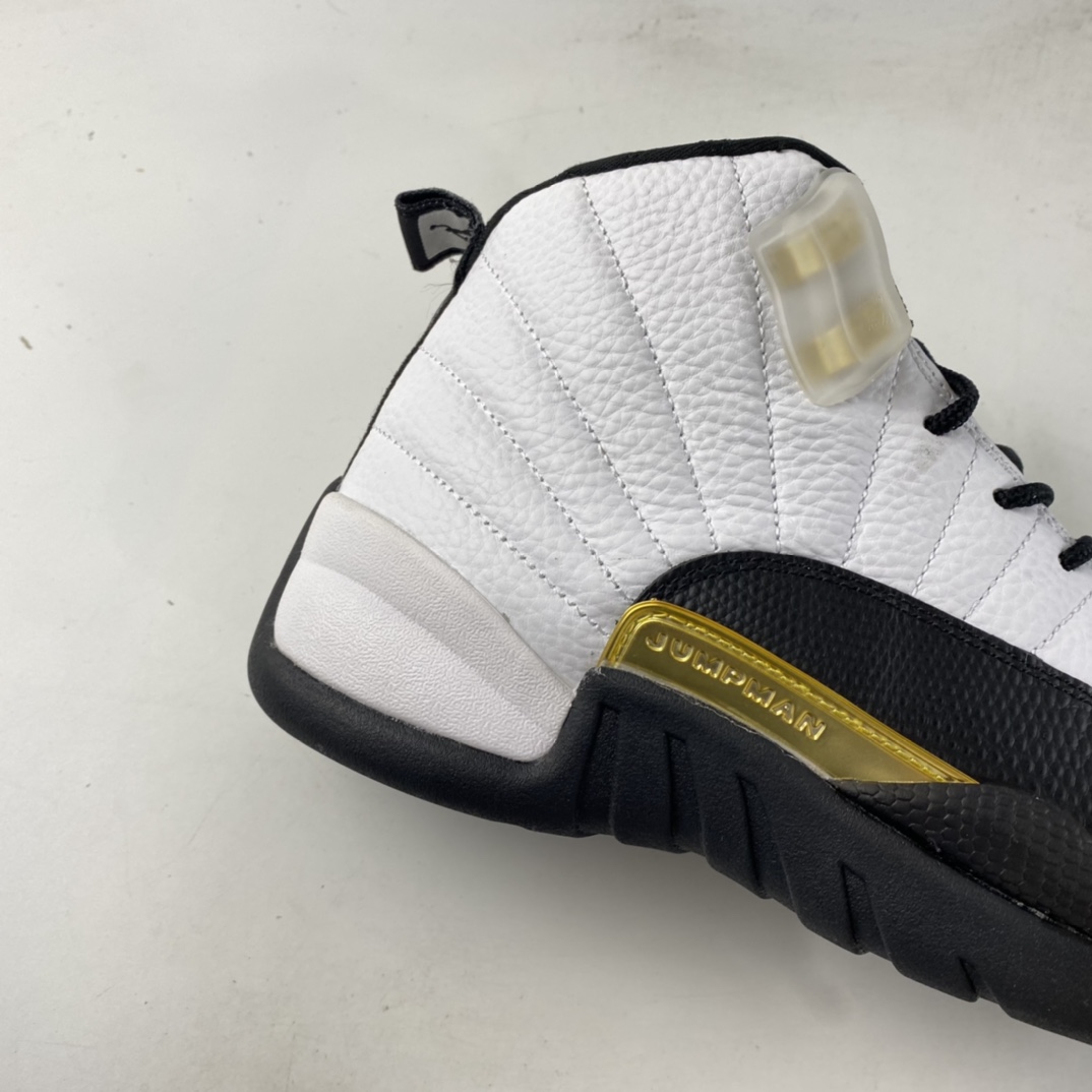 P400  Air Jordan 12 Retro AJ12 “黑白金扣”CT8013-170