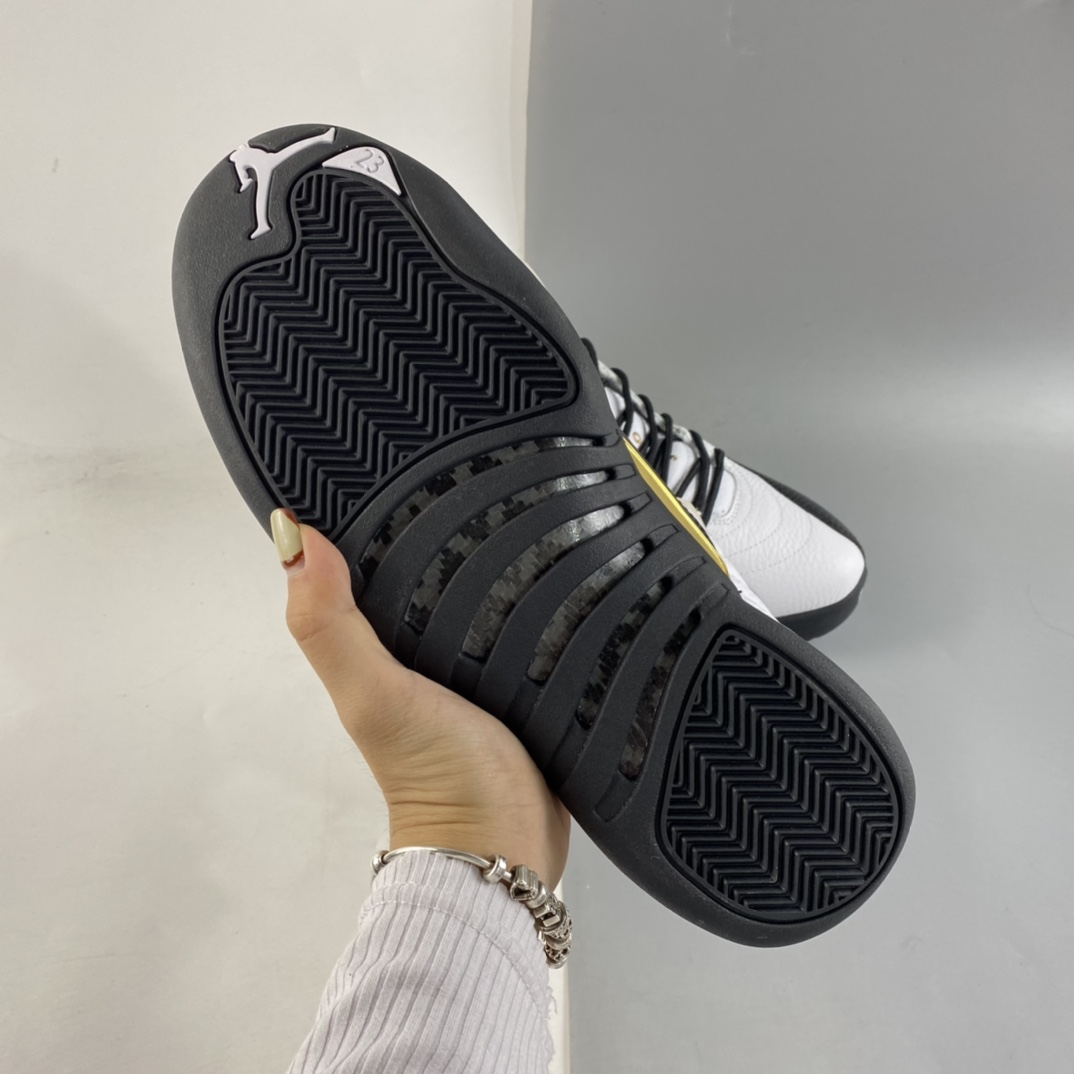 P400  Air Jordan 12 Retro AJ12 “黑白金扣”CT8013-170