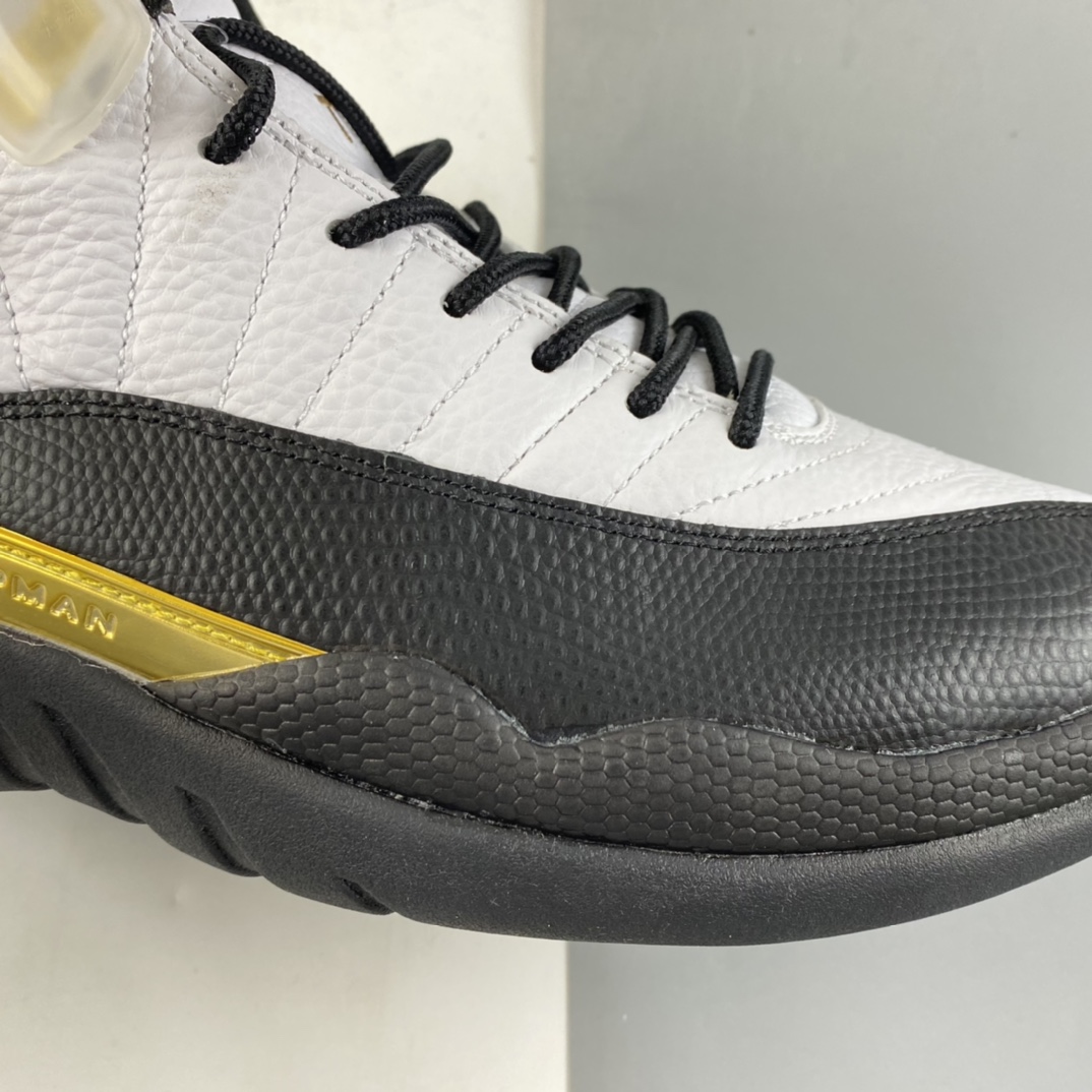 P400  Air Jordan 12 Retro AJ12 “黑白金扣”CT8013-170