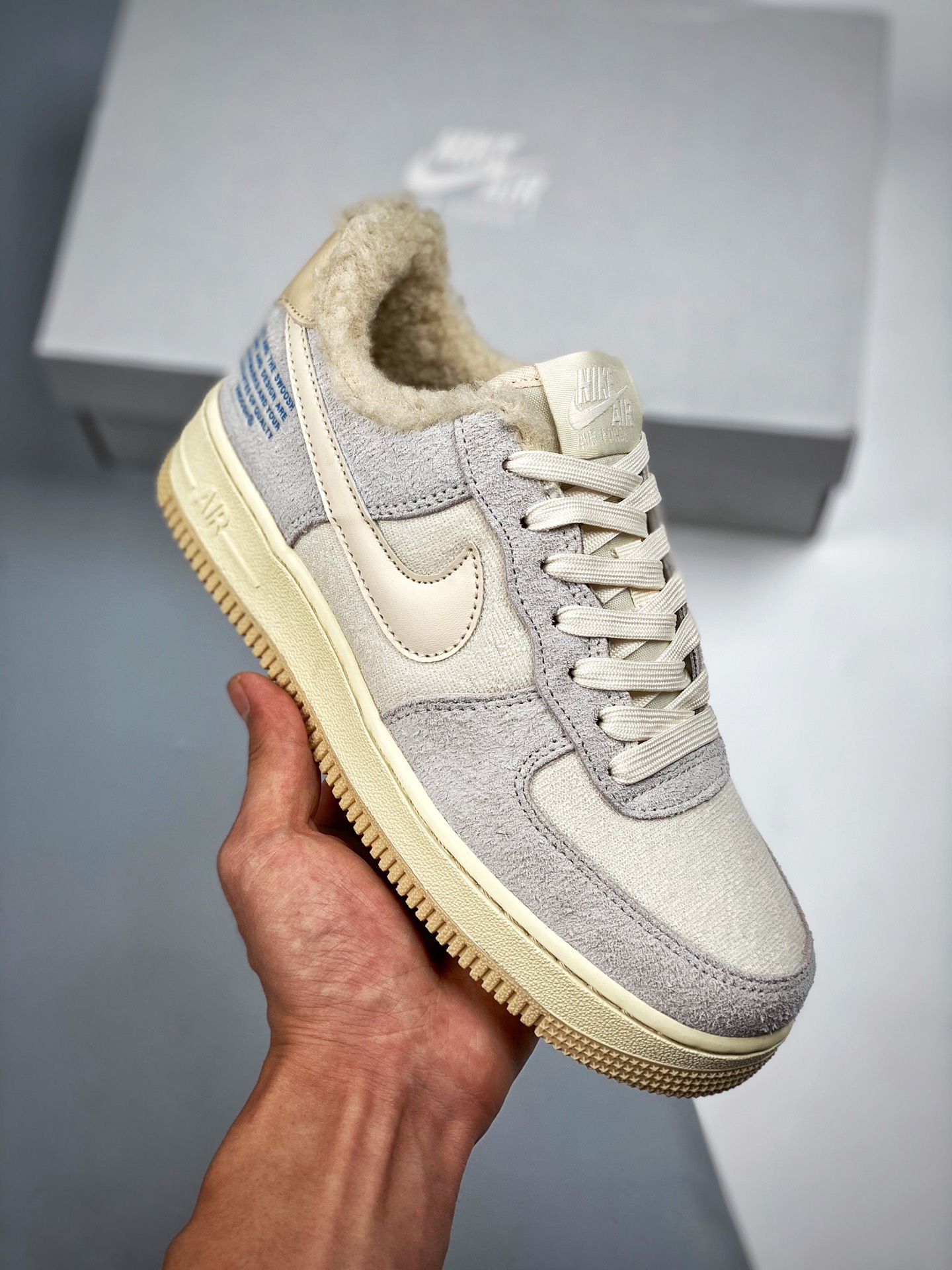 Nike Air Force 1 Low forro interior de felpa de invierno, horma y plantilla originales para un auténtico estilo Air For…