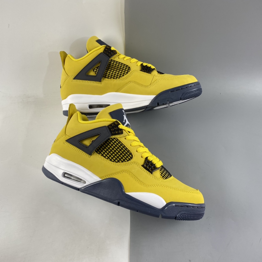 240  Air Jordan 4“Lightning”AJ4 乔4复刻白黄电母篮球鞋 CT8527-700