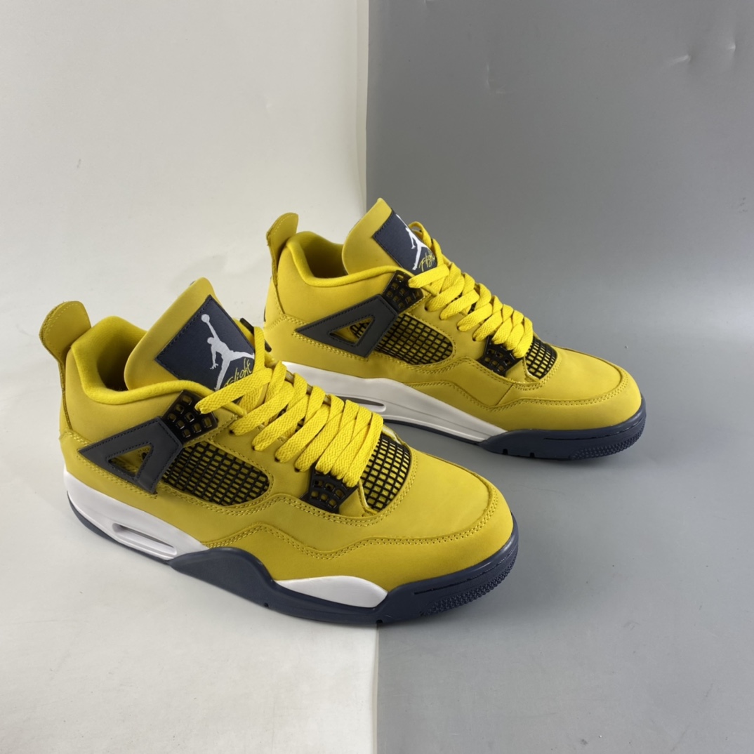 240  Air Jordan 4“Lightning”AJ4 乔4复刻白黄电母篮球鞋 CT8527-700