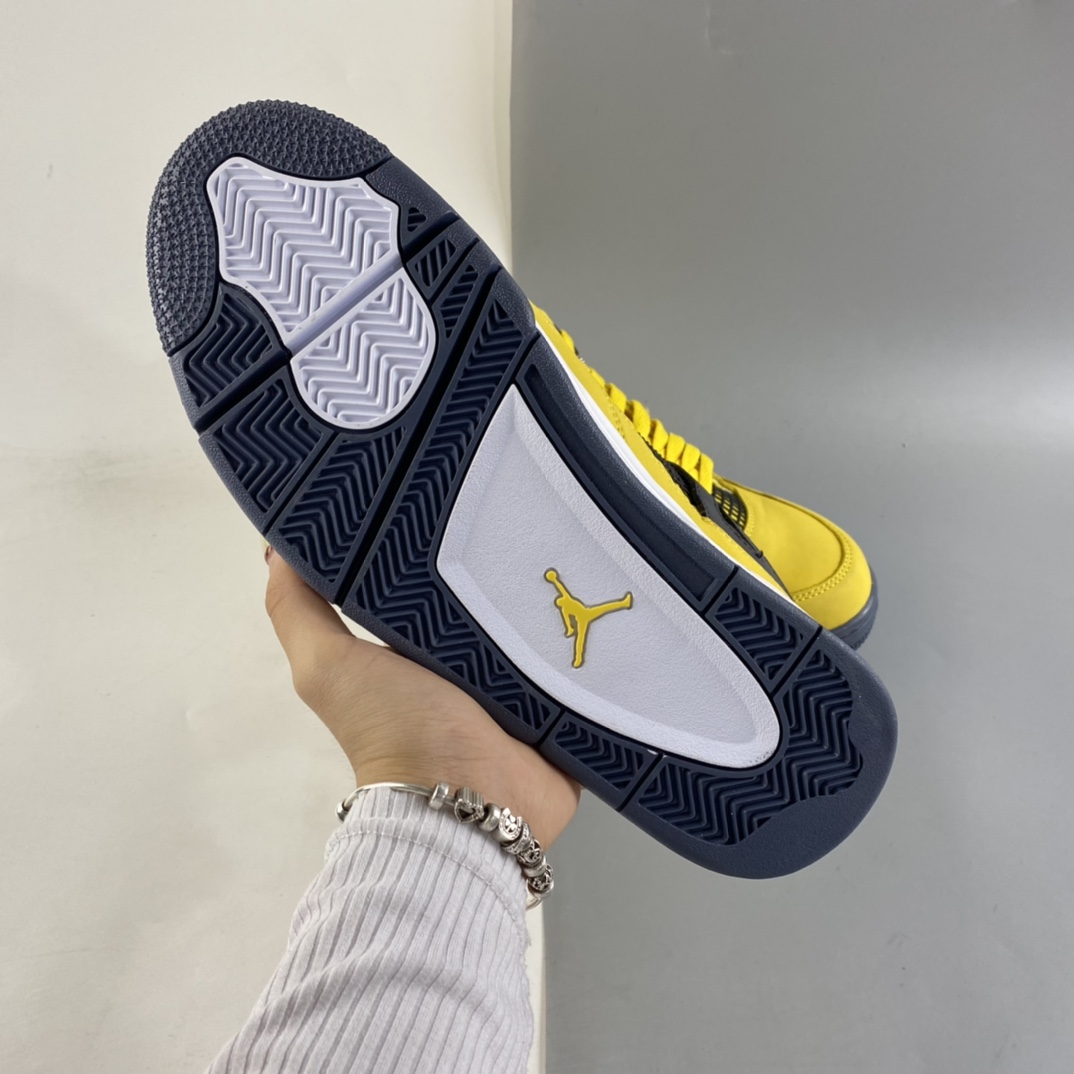 240  Air Jordan 4“Lightning”AJ4 乔4复刻白黄电母篮球鞋 CT8527-700