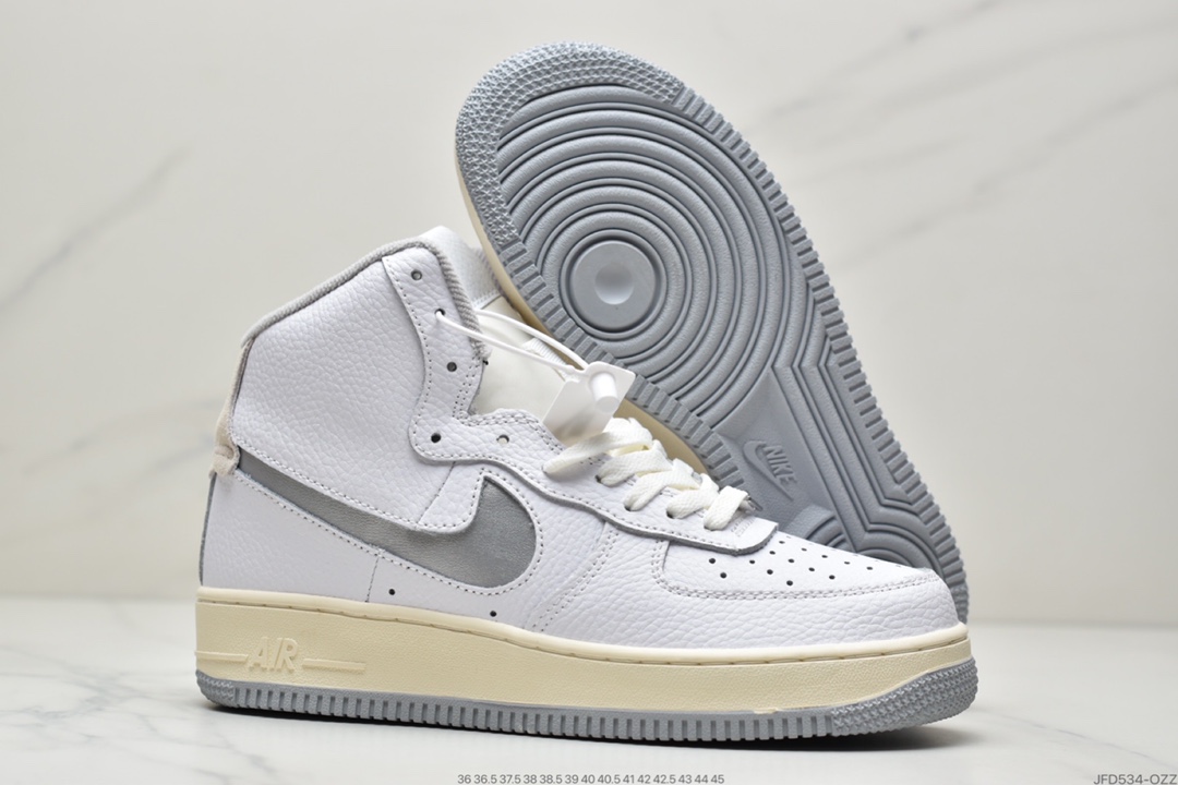 170 耐克Nike Air Force 1 STRAPLESS  空军一号高帮百搭休闲运动板鞋DC3590