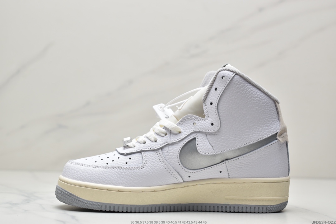 170 耐克Nike Air Force 1 STRAPLESS  空军一号高帮百搭休闲运动板鞋DC3590