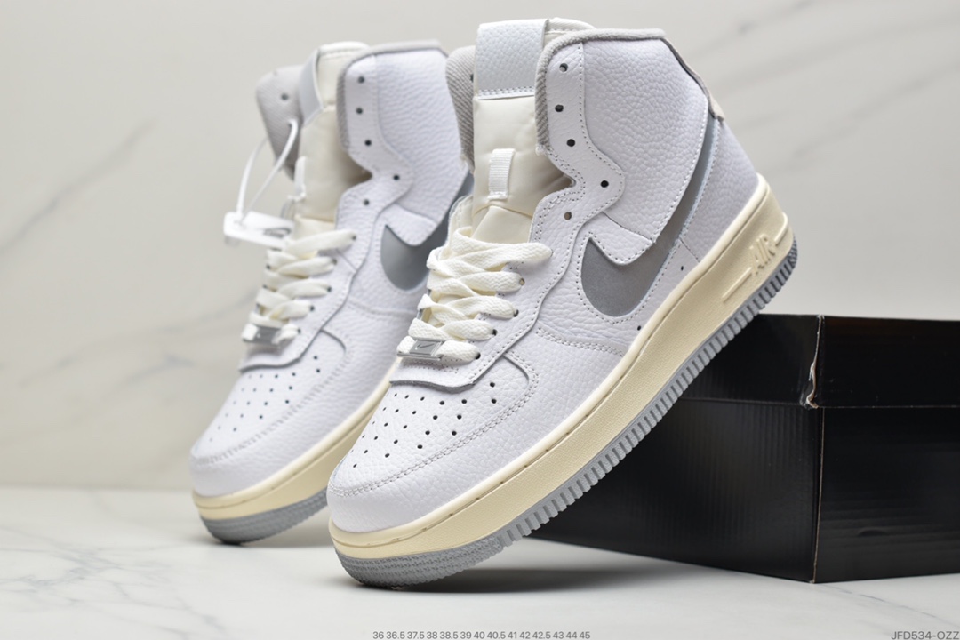 170 耐克Nike Air Force 1 STRAPLESS  空军一号高帮百搭休闲运动板鞋DC3590
