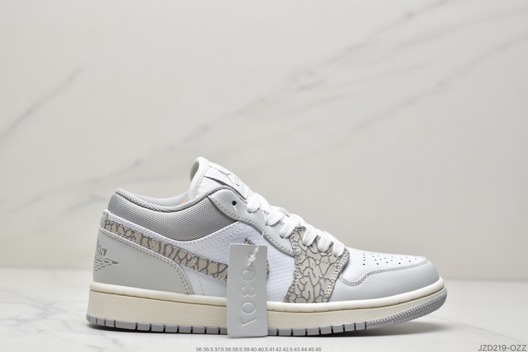 140 Air Jordan 1 Low AJ1 乔1低帮文化篮球鞋黄明昊同款DC3533