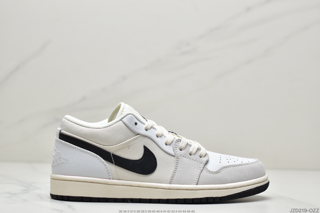 140 Air Jordan 1 Low AJ1 乔1低帮文化篮球鞋黄明昊同款DC3533