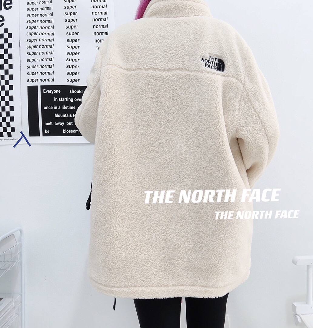 290 TheNorthFace/北面21羊羔绒棉服夹克——刺绣版