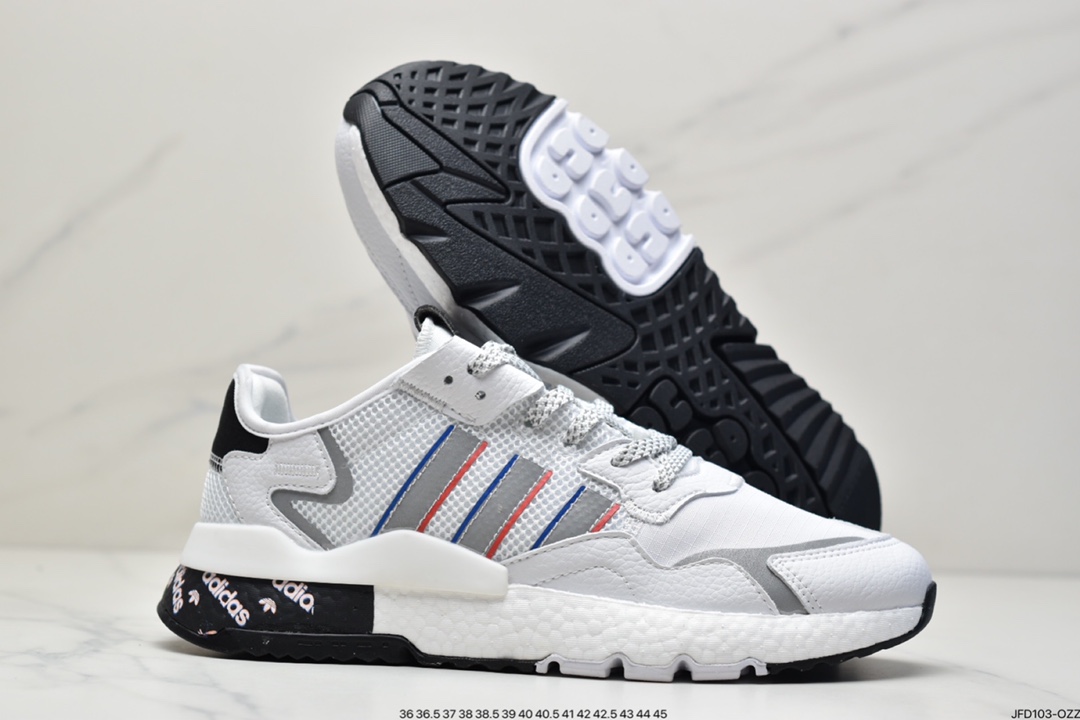 170 阿迪达斯Nite Jogger 2020 Boost  夜行者爆米花跑步鞋 HO1719