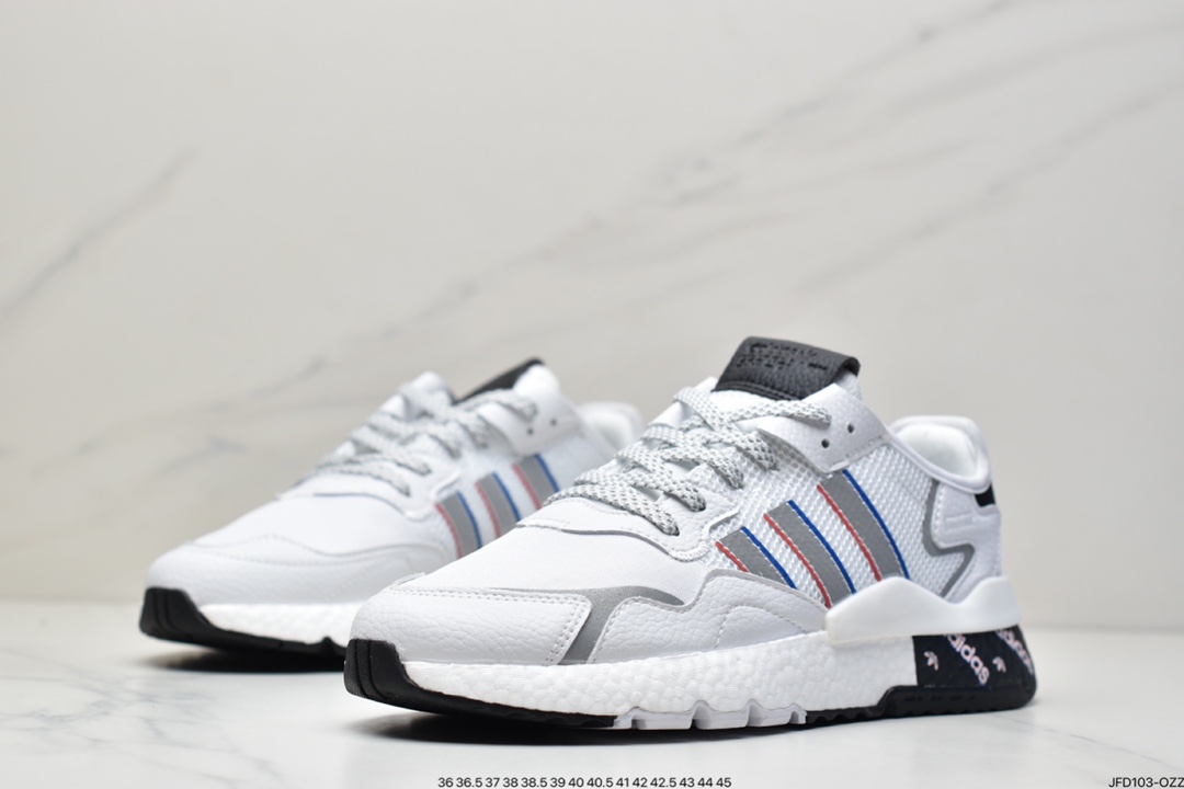 170 阿迪达斯Nite Jogger 2020 Boost  夜行者爆米花跑步鞋 HO1719