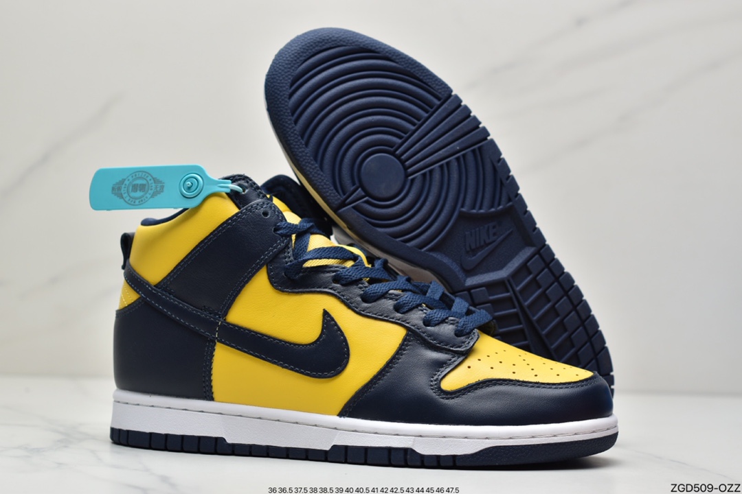 290 耐克Nike Dunk High WMNS “Football Grey” 鞋身以经典鞋型 DD1869