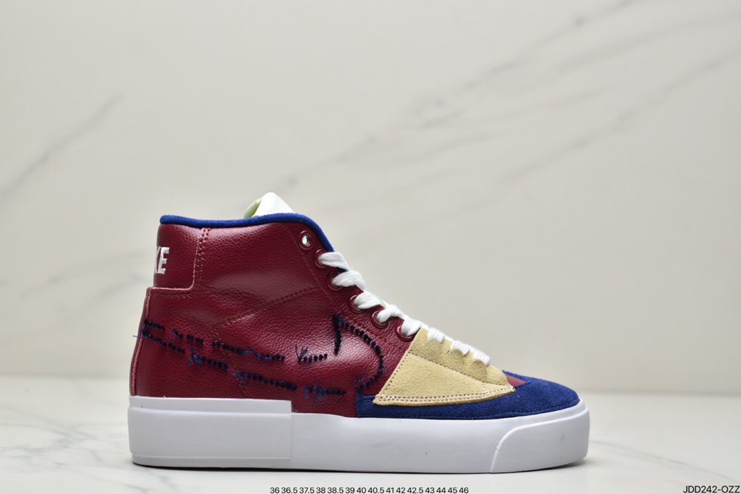 120 耐克Nike SB Zoom Blazer Mid Edge 变革拆线大钩子CI3833