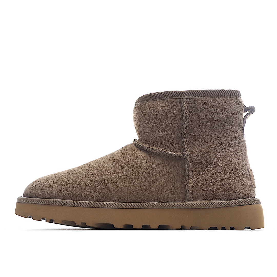 H0 河南代工厂顶级货 UGG经典款5854低筒雪地靴 2021最新升级防水防污，防伪标羊皮毛一体 Treadlite防滑鞋底专柜