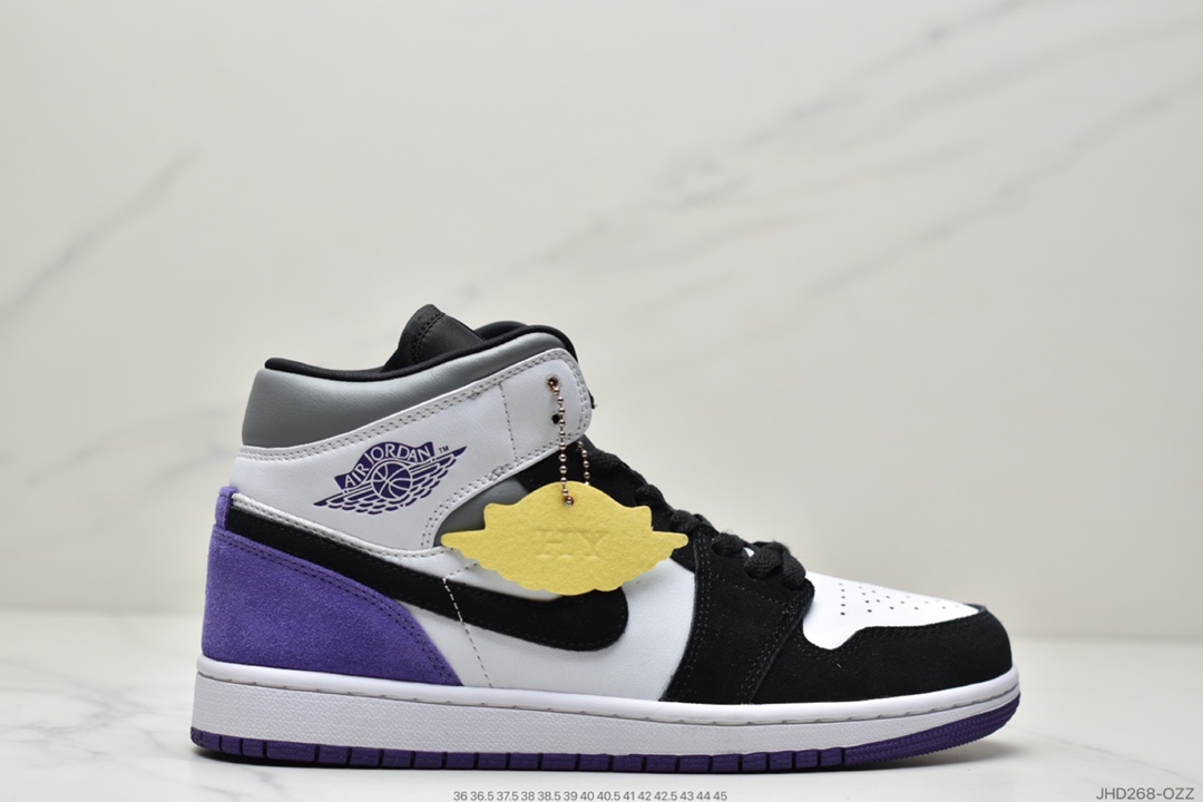 190 Air Jordan 1 Mid ”Obsidian”黑曜石 乔一中邦 554724-174