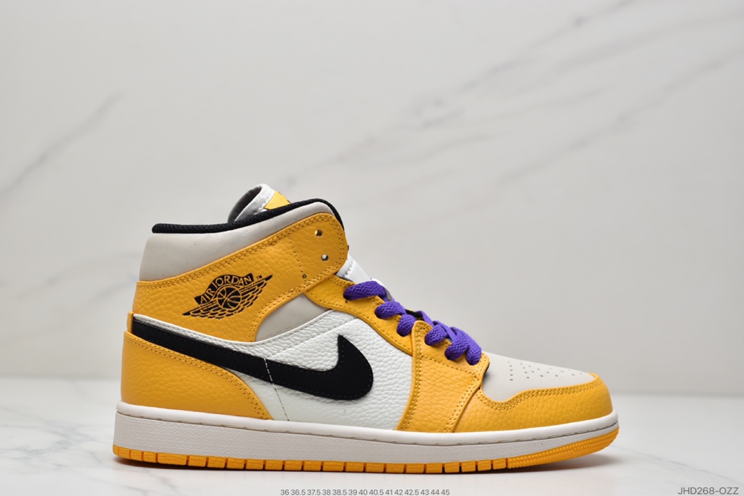 190 Air Jordan 1 Mid ”Obsidian”黑曜石 乔一中邦 554724-174