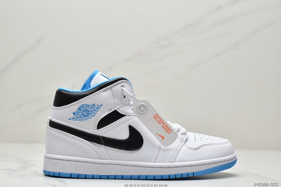 190 Air Jordan 1 Mid ”Obsidian”黑曜石 乔一中邦 554724-174