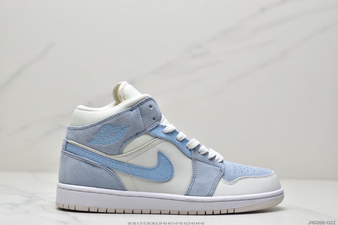 190 Air Jordan 1 Mid ”Obsidian”黑曜石 乔一中邦 554724-174