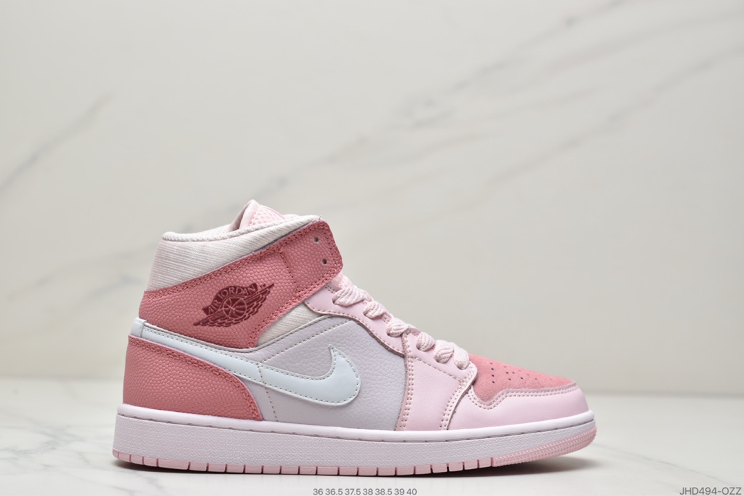 190 Air Jordan 1 Mid 乔一中邦 当前市场最优版本 554724-174